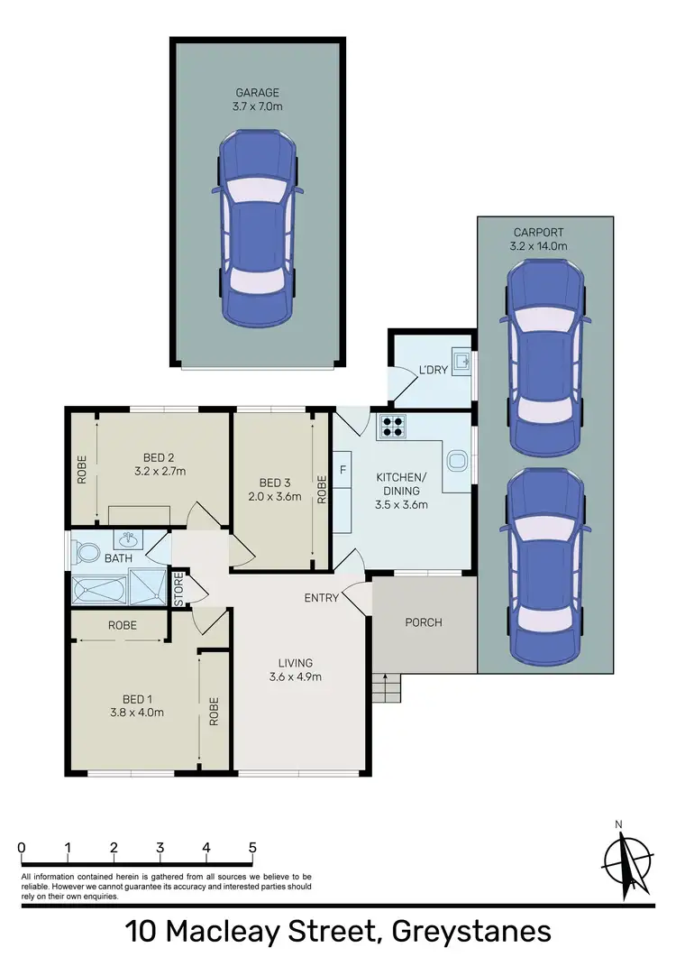Floorplan of Homely house listing, 10 Macleay Street, Greystanes NSW 2145