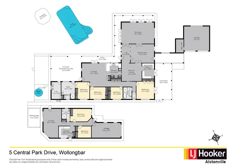 Floorplan of Homely house listing, 5 Central Park Drive, Wollongbar NSW 2477