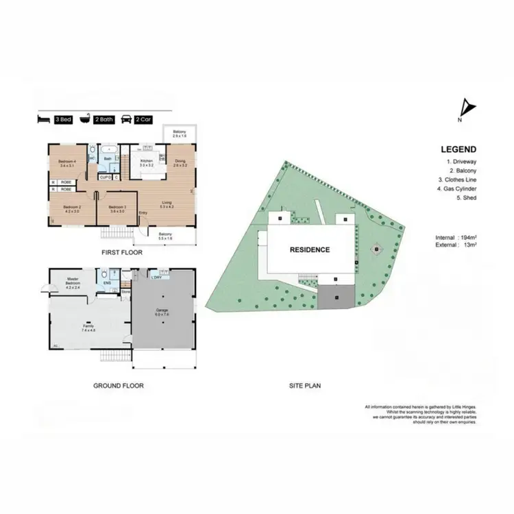 Floorplan of Homely house listing, 11 Essex Drive, Albany Creek QLD 4035