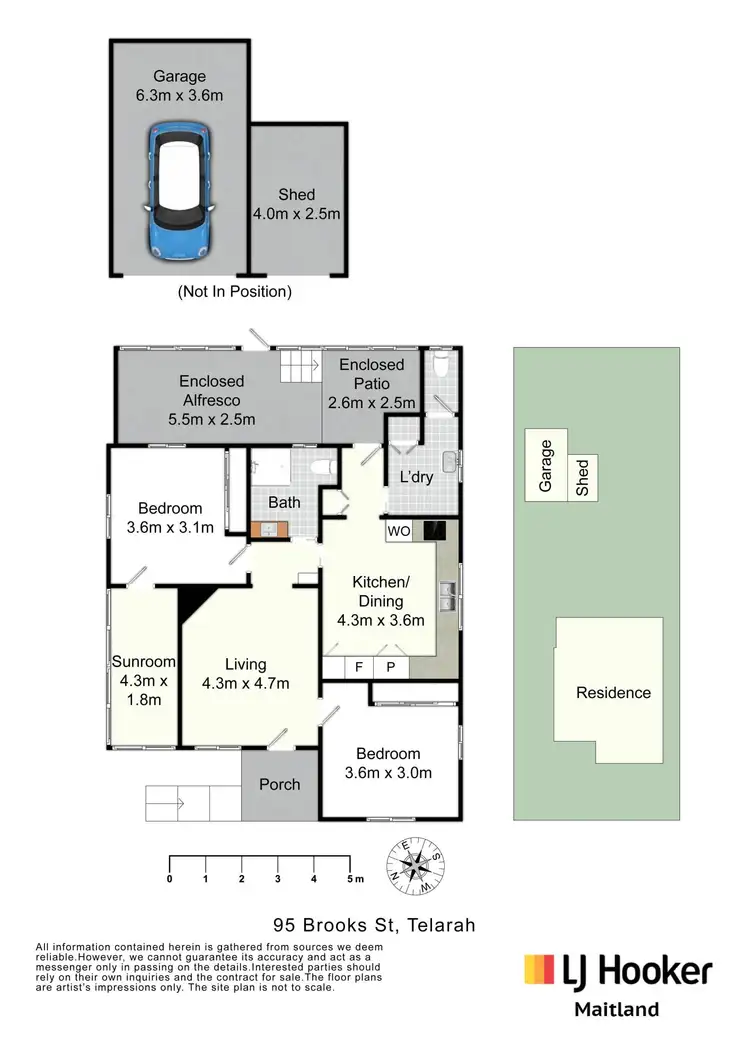 Floorplan of Homely house listing, 95 Brooks Street, Rutherford NSW 2320