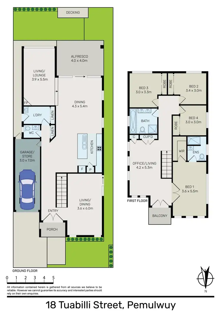 Floorplan of Homely house listing, 18 Tuabilli Street, Pemulwuy NSW 2145
