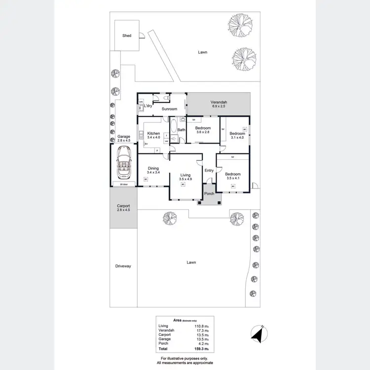 Floorplan of Homely house listing, 3 Helmsdale Avenue, Glengowrie SA 5044