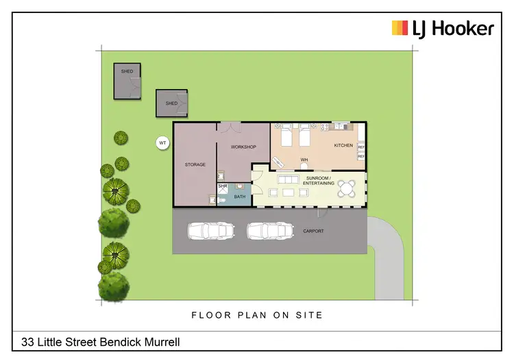 Floorplan of Homely house listing, 33 Little Street, Bendick Murrell NSW 2803