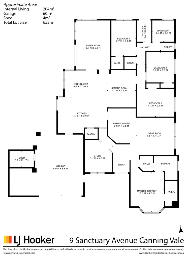 Floorplan of Homely house listing, 9 Sanctuary Avenue, Canning Vale WA 6155