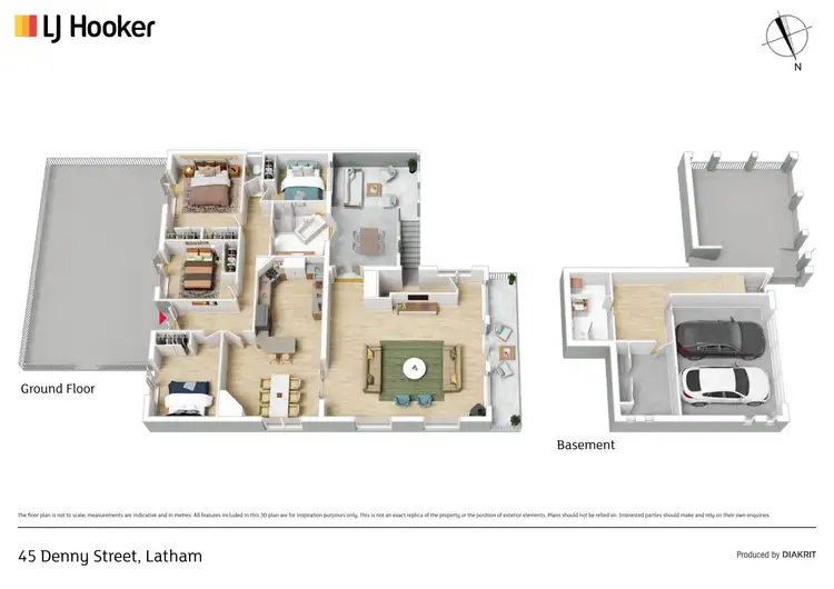 Floorplan of Homely house listing, 45 Denny Street, Latham ACT 2615