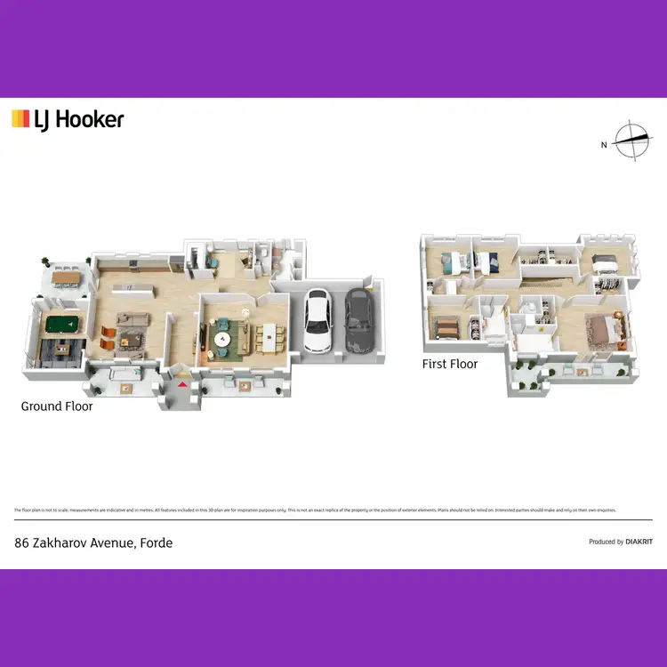 Floorplan of Homely house listing, 86 Zakharov Avenue, Forde ACT 2914
