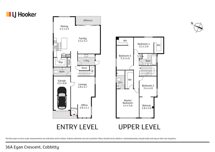 Floorplan of Homely house listing, 36A Egan Cresent, Cobbitty NSW 2570