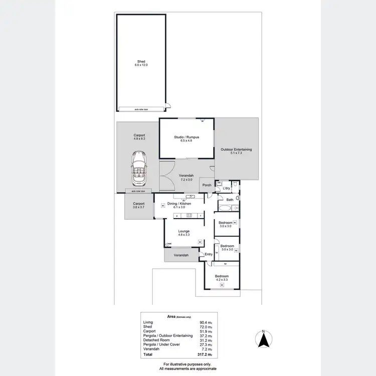 Floorplan of Homely house listing, 2 Singleton Avenue, Seaton SA 5023