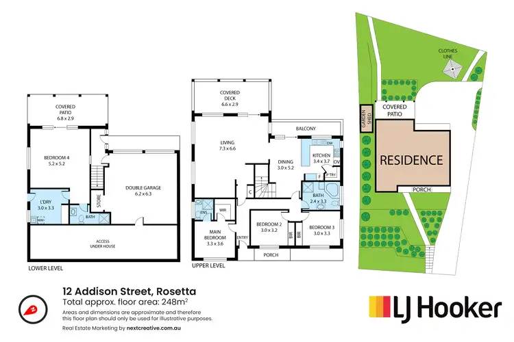Floorplan of Homely house listing, 12 Addison Street, Rosetta TAS 7010