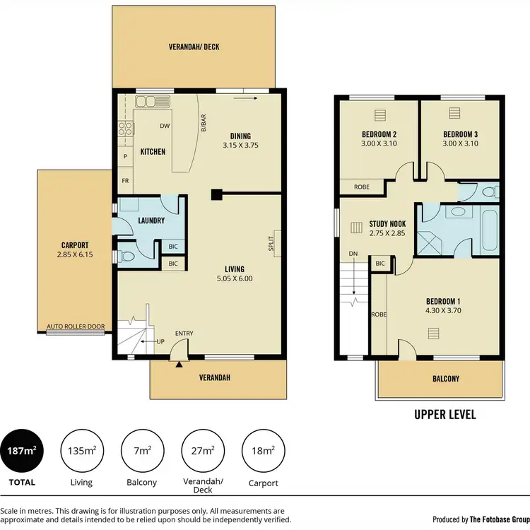 Floorplan of Homely townhouse listing, 3/20 Hughes Court, Walkley Heights SA 5098