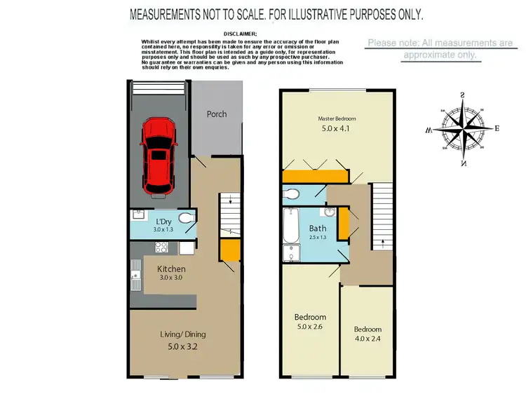 Floorplan of Homely townhouse listing, 2/2 Warramunga St, St Marys NSW 2760