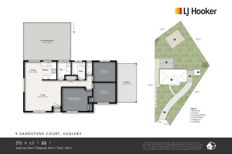 Floorplan of Homely house listing, 9 Sandstone Court, Eagleby QLD 4207