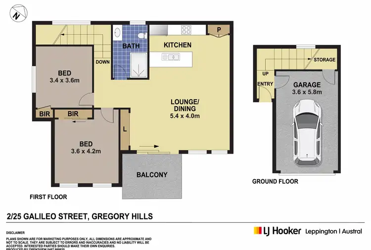 Floorplan of Homely house listing, 25 Galileo Street, Gregory Hills NSW 2557
