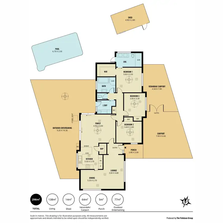 Floorplan of Homely house listing, 11 San Antonio Court, Wynn Vale SA 5127
