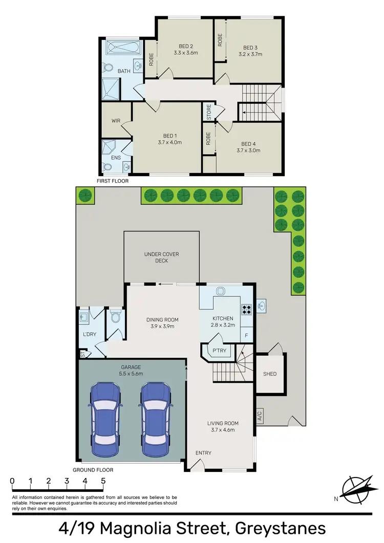 Floorplan of Homely house listing, 4/9 Magnolia Street, Greystanes NSW 2145