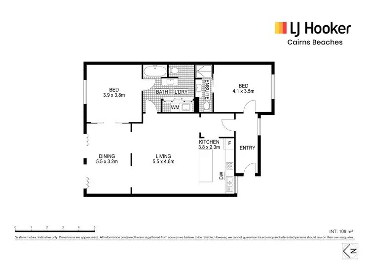 Floorplan of Homely apartment listing, 20/81-85 Cedar Road, Palm Cove QLD 4879