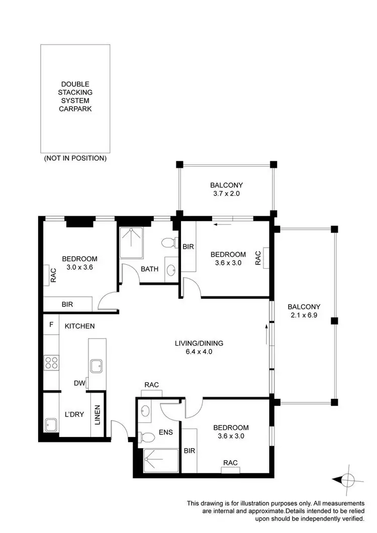 Floorplan of Homely apartment listing, 106/293 Fullarton Road, Parkside SA 5063