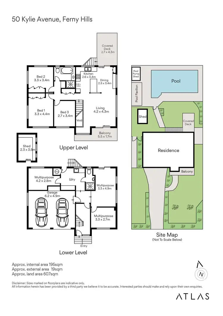 Floorplan of Homely house listing, 50 Kylie Avenue, Ferny Hills QLD 4055