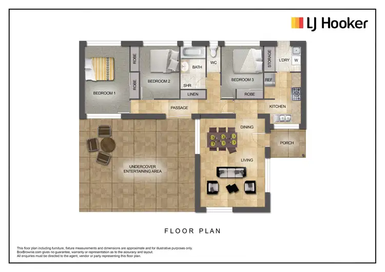 Floorplan of Homely house listing, 57 Bokhara Street, Larapinta NT 875