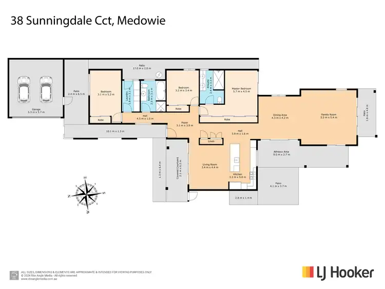 Floorplan of Homely house listing, 38 Sunningdale Cct, Medowie NSW 2318