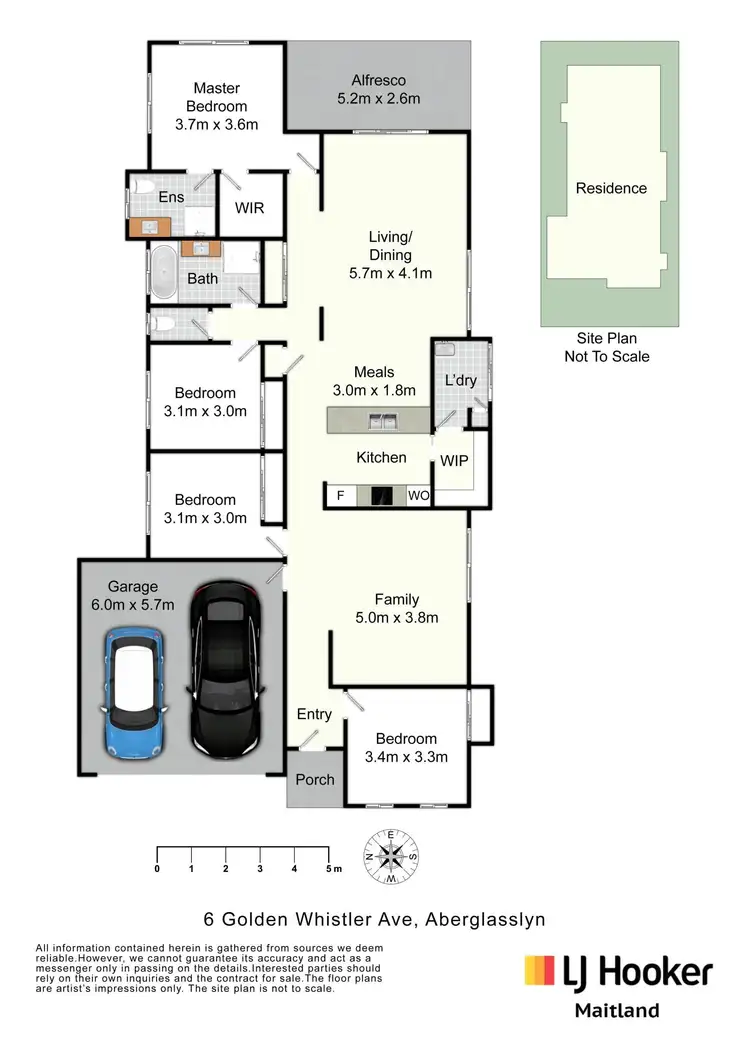 Floorplan of Homely house listing, 6 Golden Whistler Avenue, Aberglasslyn NSW 2320