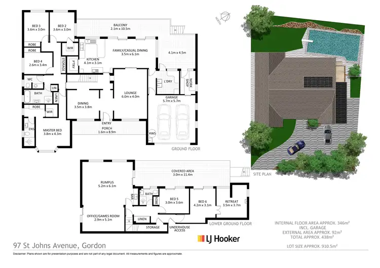 Floorplan of Homely house listing, 97 St Johns Avenue, Gordon NSW 2072