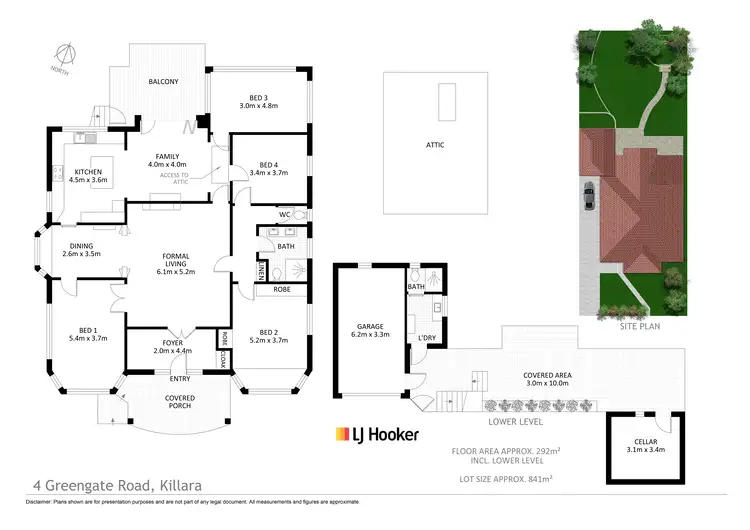 Floorplan of Homely house listing, 4 Greengate Road, Killara NSW 2071