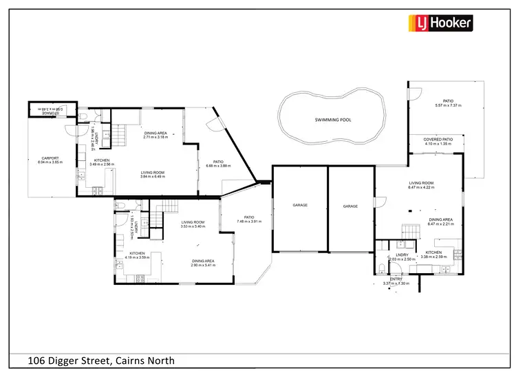 Floorplan of Homely block of units listing, 106 Digger Street, Cairns North QLD 4870