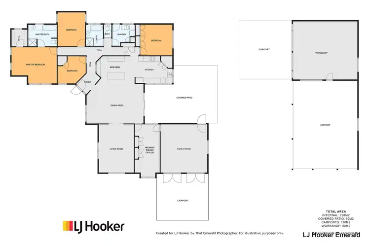 Floorplan of Homely house listing, 1 Peppertree Lane, Emerald QLD 4720