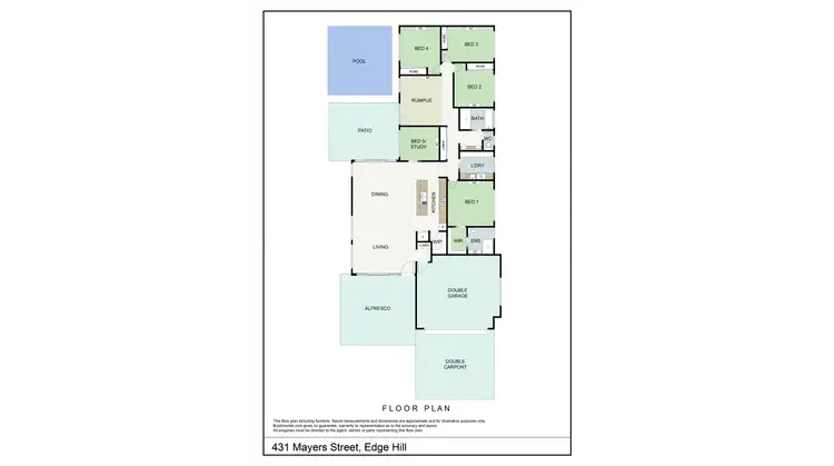 Floorplan of Homely house listing, 431 Mayers Street, Edge Hill QLD 4870