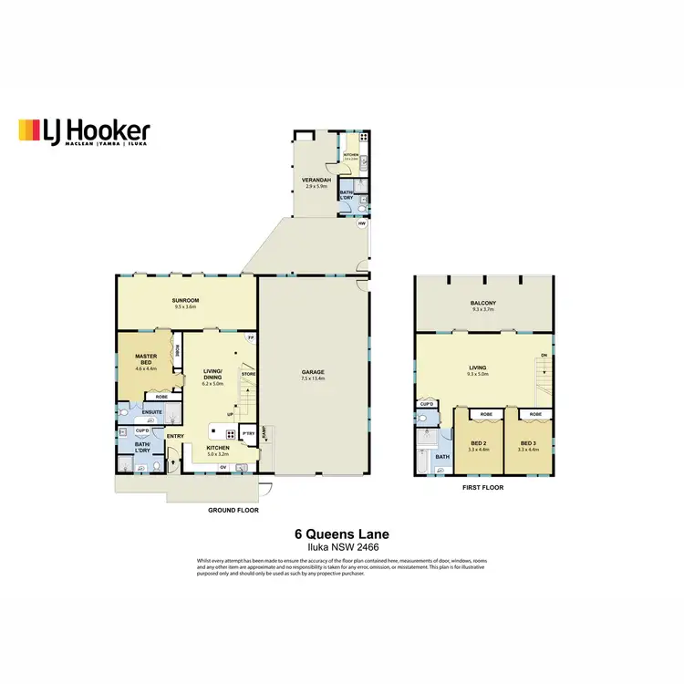 Floorplan of Homely house listing, 6 Queen Lane, Iluka NSW 2466