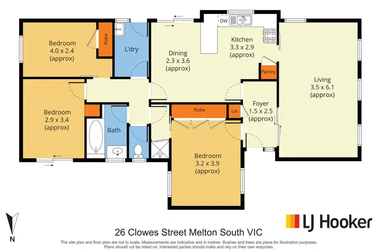Floorplan of Homely house listing, 26 Clowes Street, Melton South VIC 3338