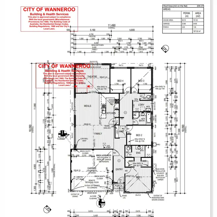 Floorplan of Homely house listing, 52 Blackwood Meander, Yanchep WA 6035