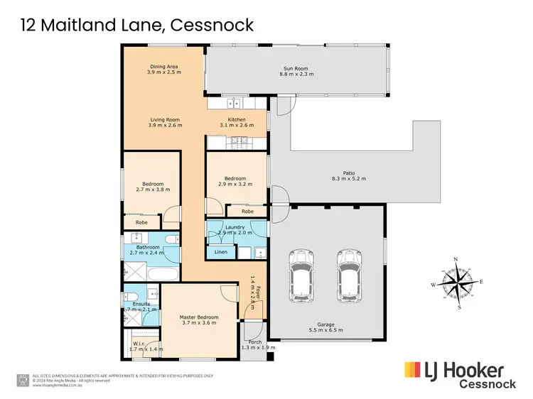 Floorplan of Homely house listing, 12 Maitland Lane, Cessnock NSW 2325