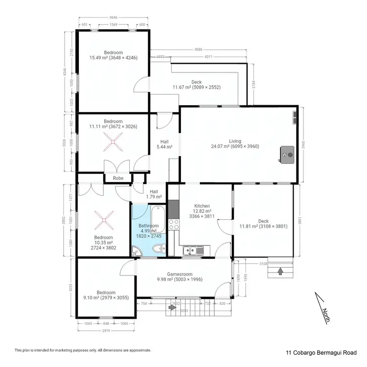 Floorplan of Homely house listing, 11 Cobargo Bermagui Road, Cobargo NSW 2550
