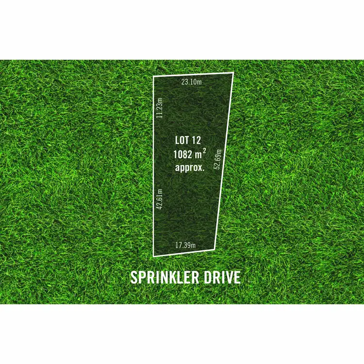 Floorplan of Homely land listing, 12 Sprinkler Drive, Walker Flat SA 5238