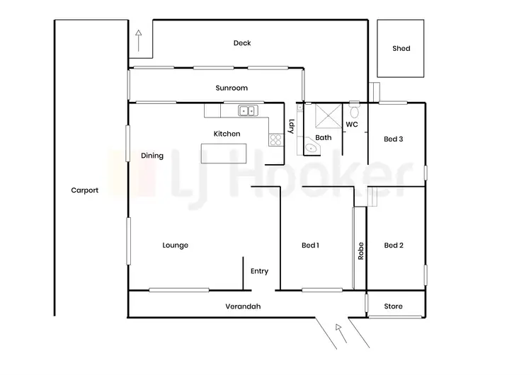 Floorplan of Homely house listing, 3 River Street, Harrington NSW 2427