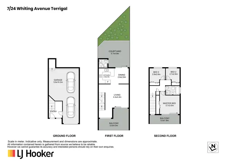 Floorplan of Homely townhouse listing, 7/24-26 Whiting Avenue, Terrigal NSW 2260