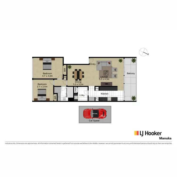 Floorplan of Homely apartment listing, 30/8 Giles Street, Griffith ACT 2603