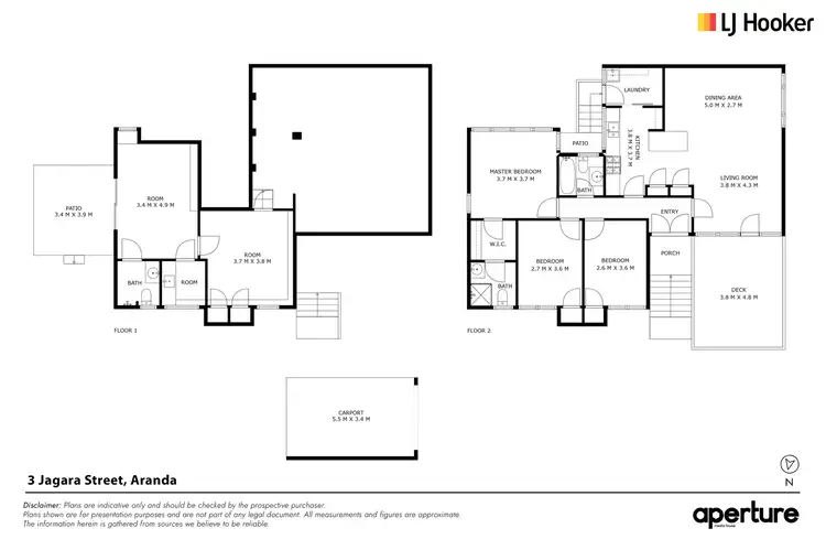 Floorplan of Homely house listing, 3 Jagara Street, Aranda ACT 2614
