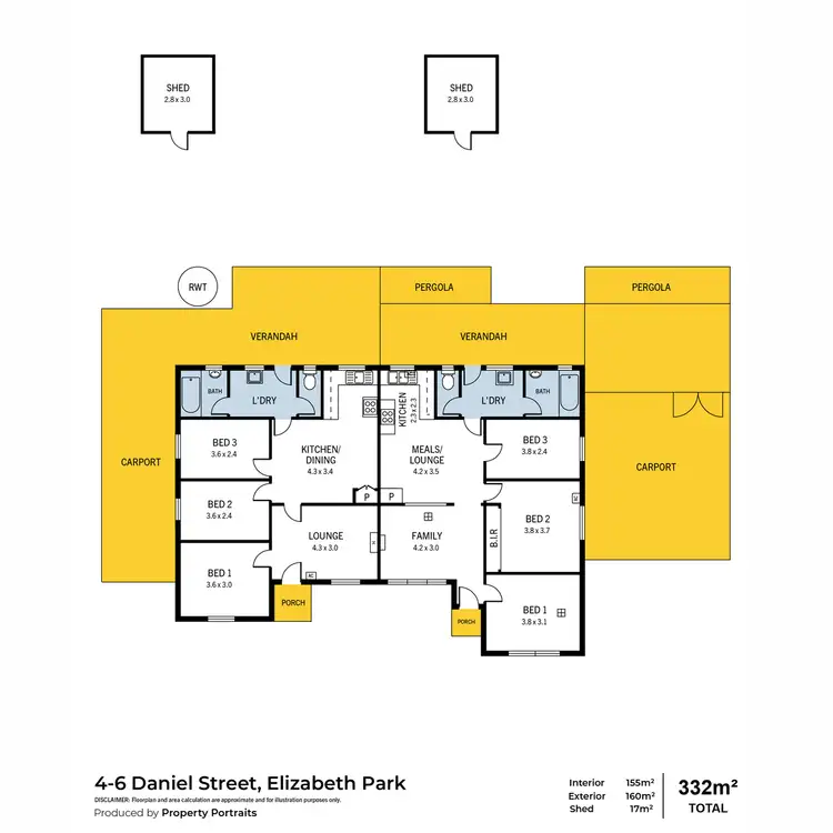 Floorplan of Homely house listing, 6 Daniel Street, Elizabeth Park SA 5113