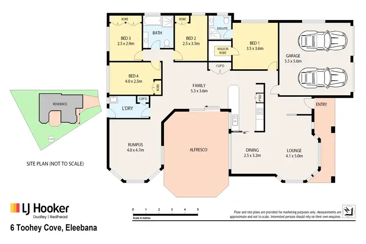 Floorplan of Homely house listing, 6 Toohey Cove, Eleebana NSW 2282