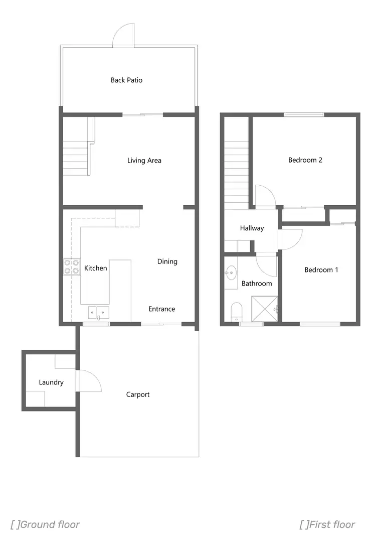 Floorplan of Homely townhouse listing, 2/29 Rutherford Street, Yorkeys Knob QLD 4878