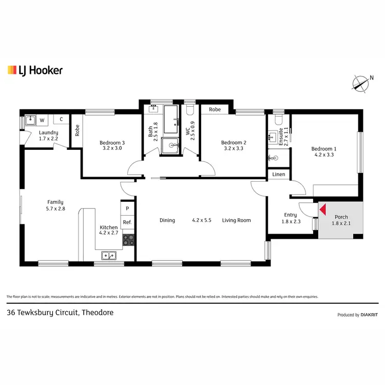 Floorplan of Homely house listing, 36 Tewksbury Circuit, Theodore ACT 2905