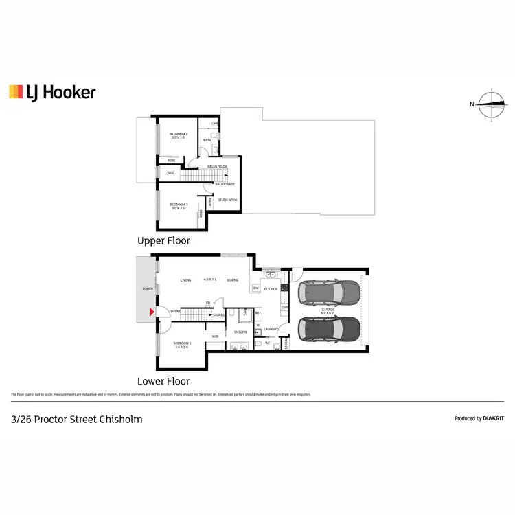 Floorplan of Homely house listing, 3/26 Proctor Street, Chisholm ACT 2905