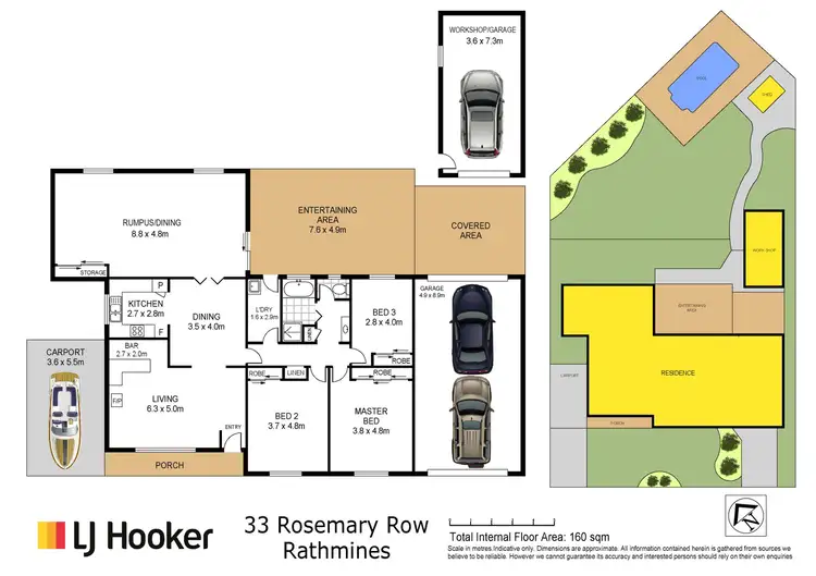 Floorplan of Homely house listing, 33 Rosemary Row, Rathmines NSW 2283