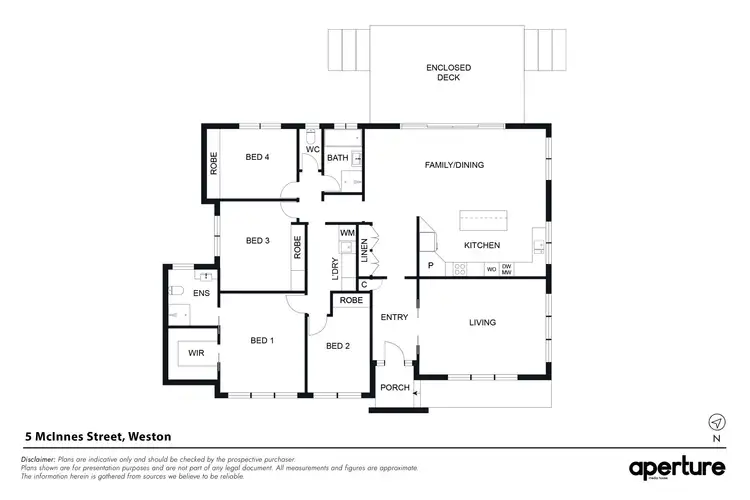 Floorplan of Homely house listing, 5 McInnes Street, Weston ACT 2611