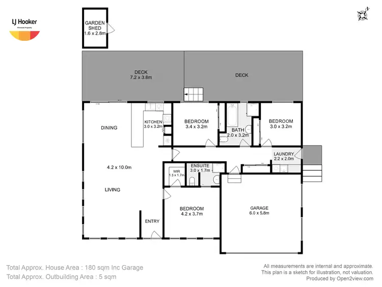 Floorplan of Homely house listing, 16 Blackstone Drive, Old Beach TAS 7017