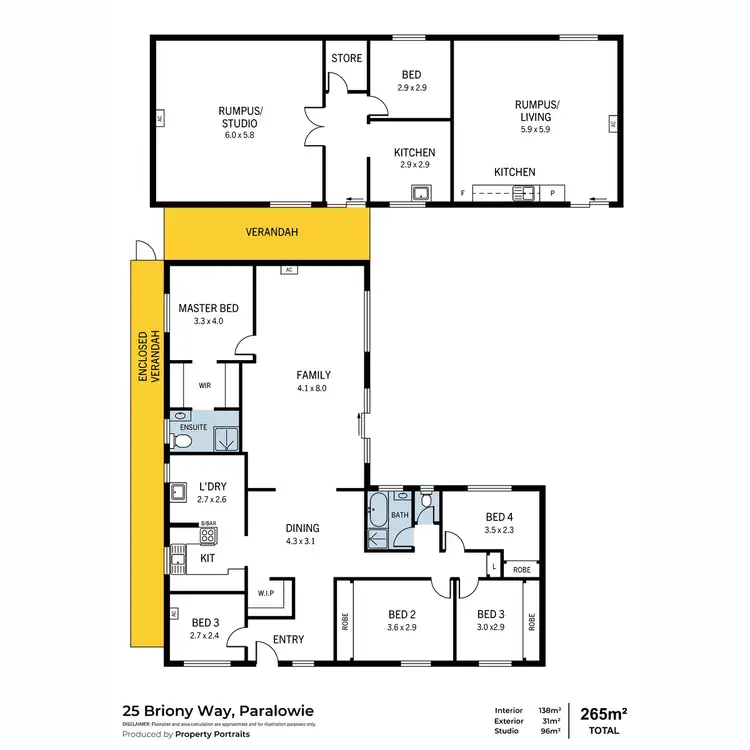 Floorplan of Homely house listing, 25 Briony Way, Paralowie SA 5108