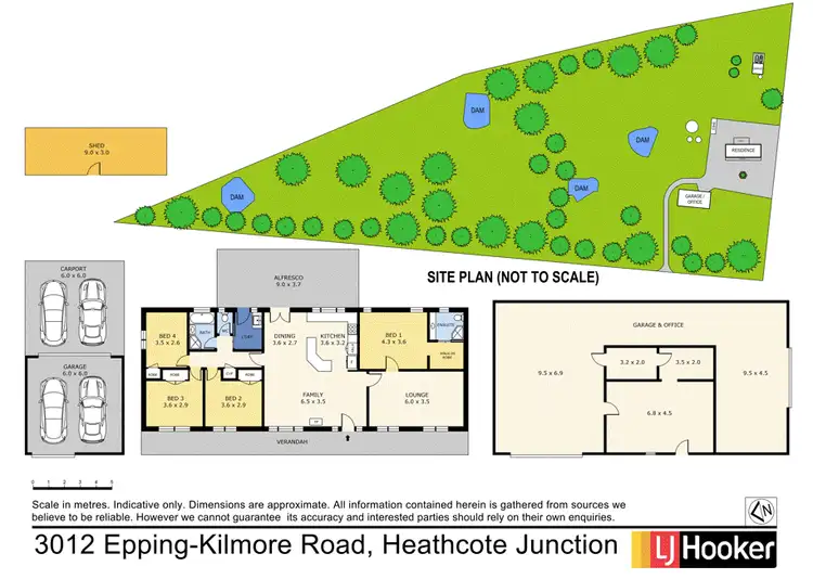 Floorplan of Homely house listing, 3012 Epping-Kilmore Road, Heathcote Junction VIC 3758